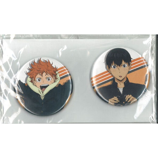 ハイキュー!!セカンドシーズン 缶バッジ2個セット A日向&影山 | K