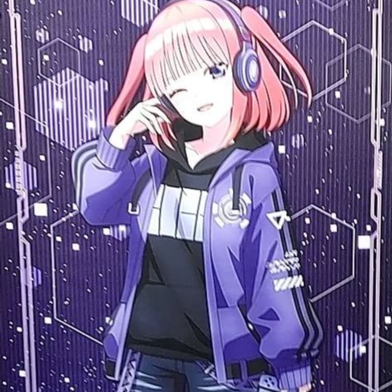 五等分の花嫁∽POP UP STORE抽選会A賞中野三玖特大タペストリー6本限定 五等分の花嫁∽ POP UP STORE in THEキャラショップ 抽選会 A賞