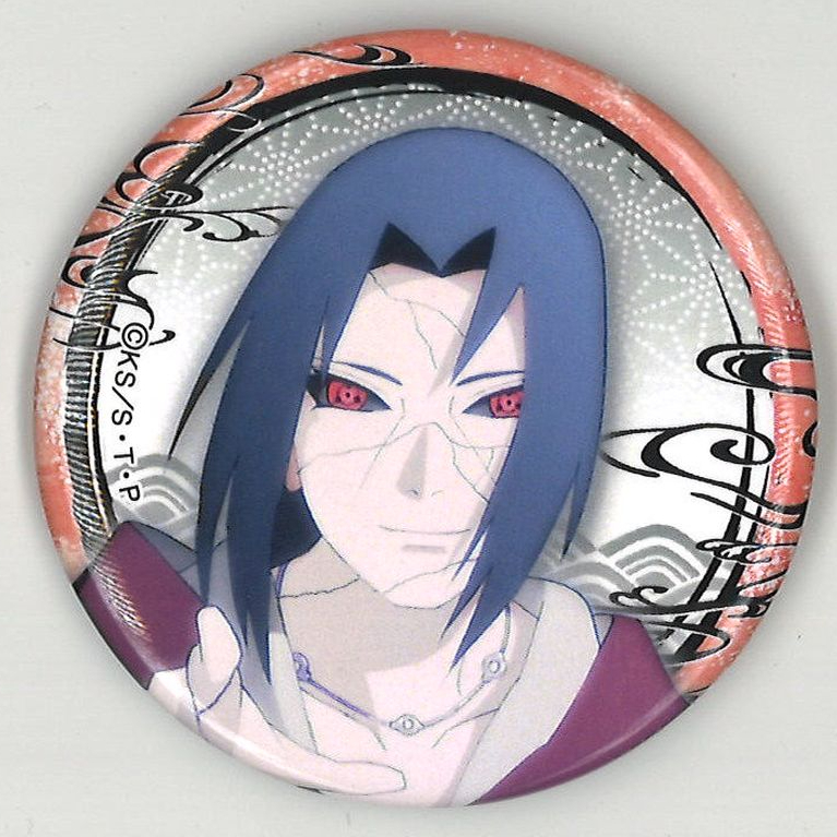 NARUTO トレーディング缶バッジ 20周年記念ビジュアル うちはイタチ