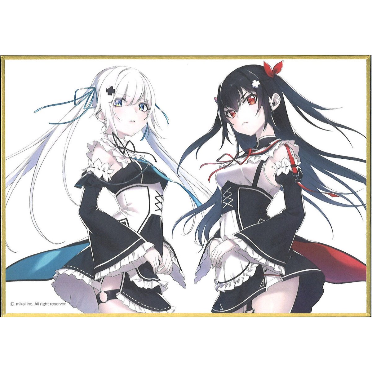 Re:AcT 黒音よみ&白音ゆき A6色紙 Re:AcT展 | K-BOOKS 秋葉原