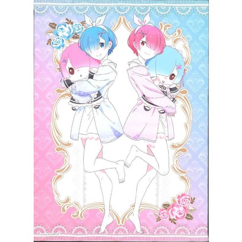 Re:ゼロから始める異世界生活 キャンバスアート ラムとレムの