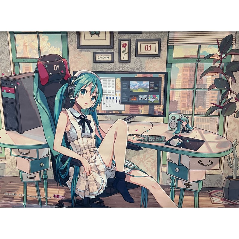 ボーカロイド 初音ミク B2タペストリー TSUKUMO C97（横） | K-BOOKS 