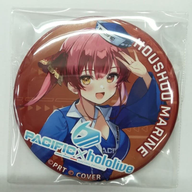 ホロライブ 宝鐘マリン 缶バッジ パシフィックコラボ | K-BOOKS