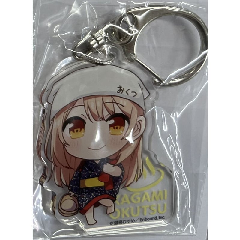 温泉むすめ 奥津かがみ 観光大使 アクリルキーホルダー 温泉むすめ 道の駅 奥津温泉限定コラボ 奥津かがみアクリル