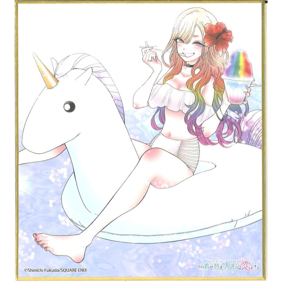 その着せ替え人形は恋をする ミニ色紙コレクション 喜多川海夢（水着