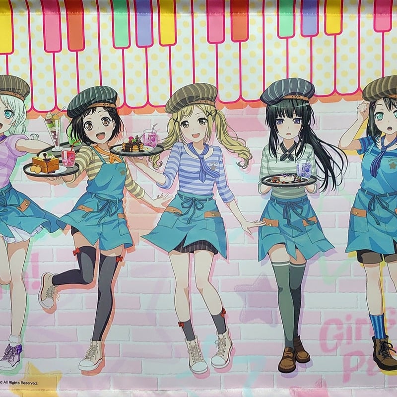 バンドリ！ ガールズバンドパーティ！カフェ B2タペストリー | K-BOOKS 