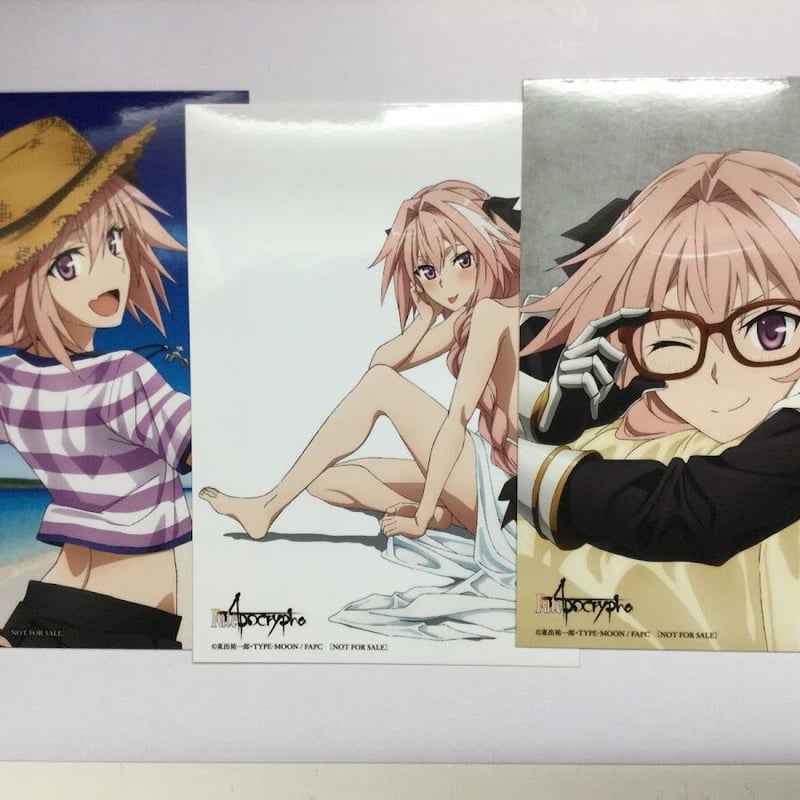 Fate FGO アポクリファ ブロマイド アストルフォ ①美肌 Fate/Apocrypha The Great Holy Grail War Memoirs