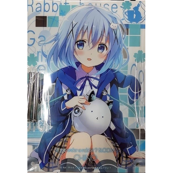 チノ きゃらっとくじ ごちうさ メガBIGアクリルスタンド きゃらっとくじ ご注文はうさぎですか？ BLOOM CLOCKWORK RABBIT I賞
