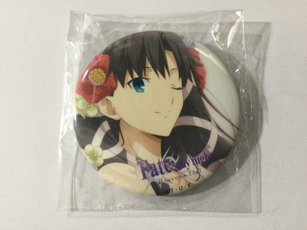 Fate ufotable cafe AJ 缶バッジ 遠坂凛 遠坂葵 セット Fate 遠坂凛
