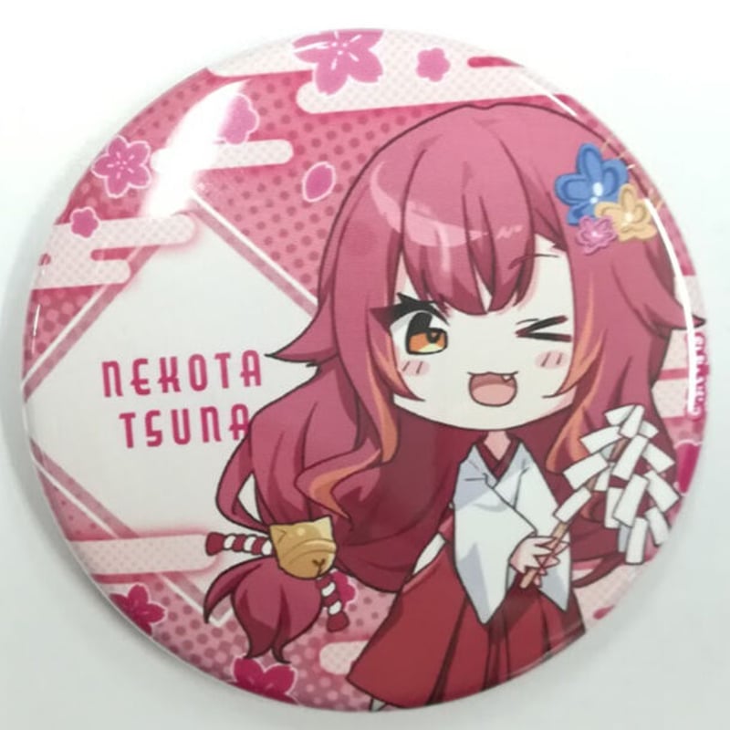 ぶいすぽっ！ 猫汰つな 缶バッジ デフォルメ 神田明神納涼祭り | K