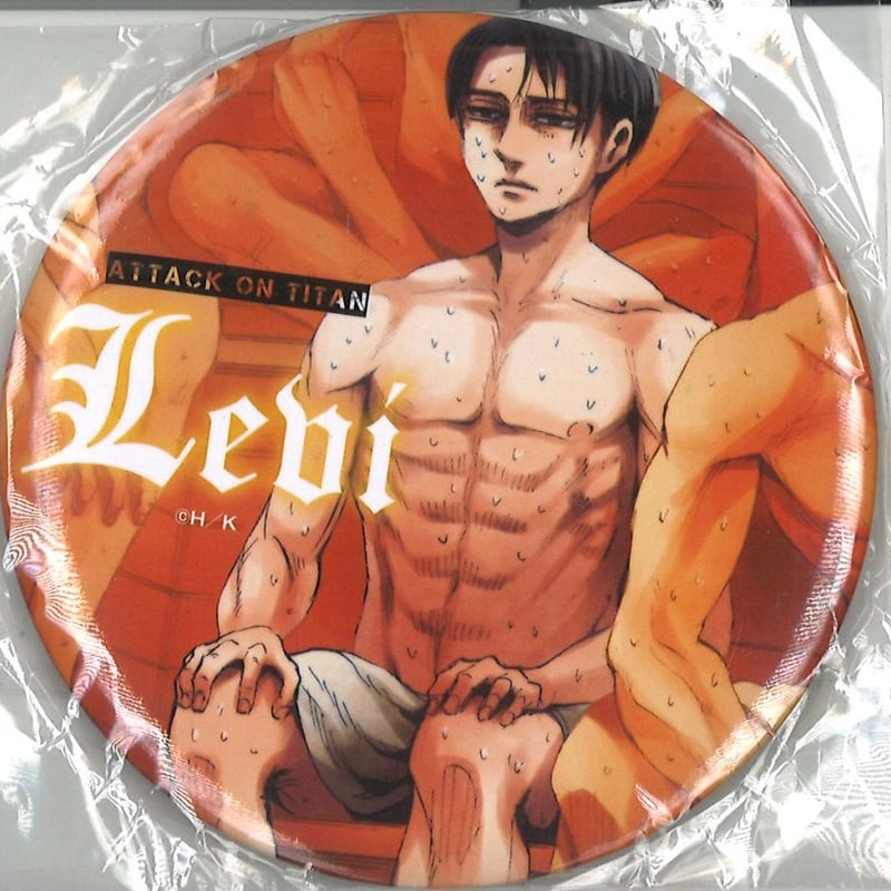 リヴァイ サウナ 缶バッジ 29個 進撃の巨人 別マガ2021年2月号付録 特大缶バッジ サウナイラスト