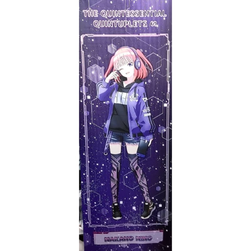 五等分の花嫁∽POP UP STORE抽選会A賞中野三玖特大タペストリー6本限定 五等分の花嫁∽ POP UP STORE in THEキャラショップ 抽選会 A賞