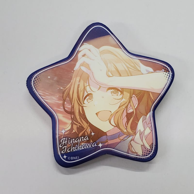 シャニマス 中国 広州 缶バッジ シャイニーカラーズ 市川雛菜 広州 アイドルマスターカフェ 星形