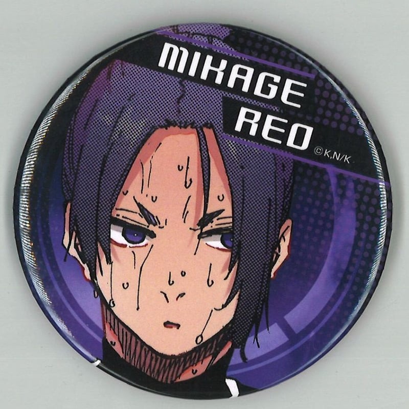 ブルーロック ガチャっと缶バッジ 御影玲王（目線左） | K-BOOKS 秋葉原 