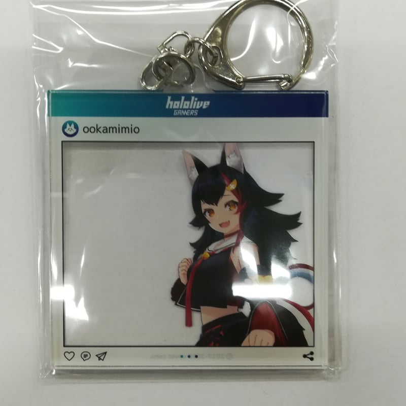 カプとれ　大神ミオ　アクリルキーホルダー 大神ミオの描き下ろしグッズがカプとれに新登場。今回は期間中の