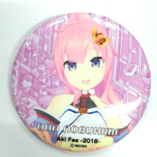 Vtuber 織田信姫 缶バッジ 秋フェス2018秋 | K-BOOKS 秋葉原