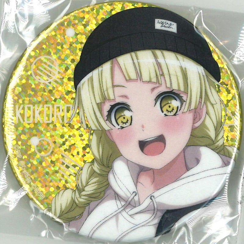 バンドリ 弦巻こころ ホログラム缶バッジ バンドリ 弦巻こころ ホログラム缶バッジ バンドリ 缶バッジ 弦巻