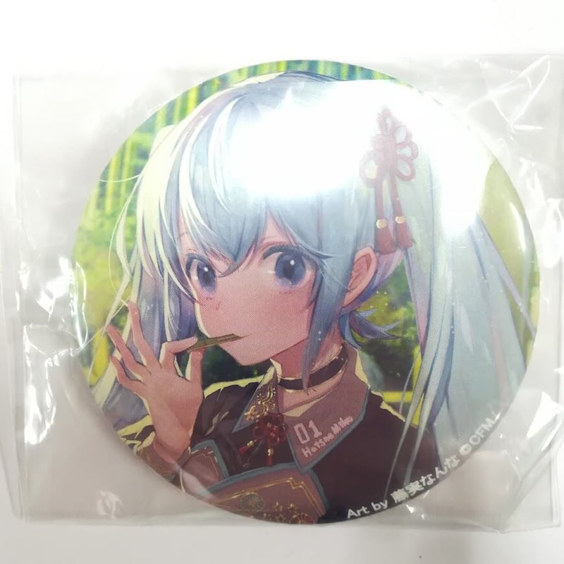 ボーカロイド 初音ミク 缶バッジ 初音ミク×京都「聖護院八ツ橋総