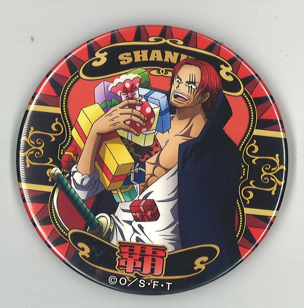 ONE PIECEシャンクス缶バッジ、ストラップ - ピンズ・ピンバッジ・缶バッジ