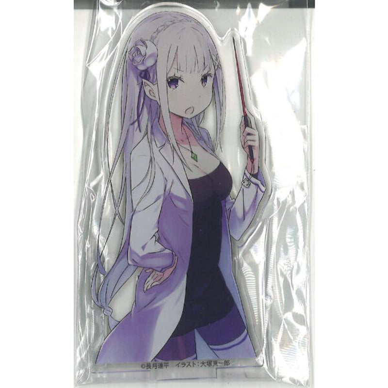 Re:ゼロから始める異世界生活 アクリルスタンド 原作イラスト エミリア