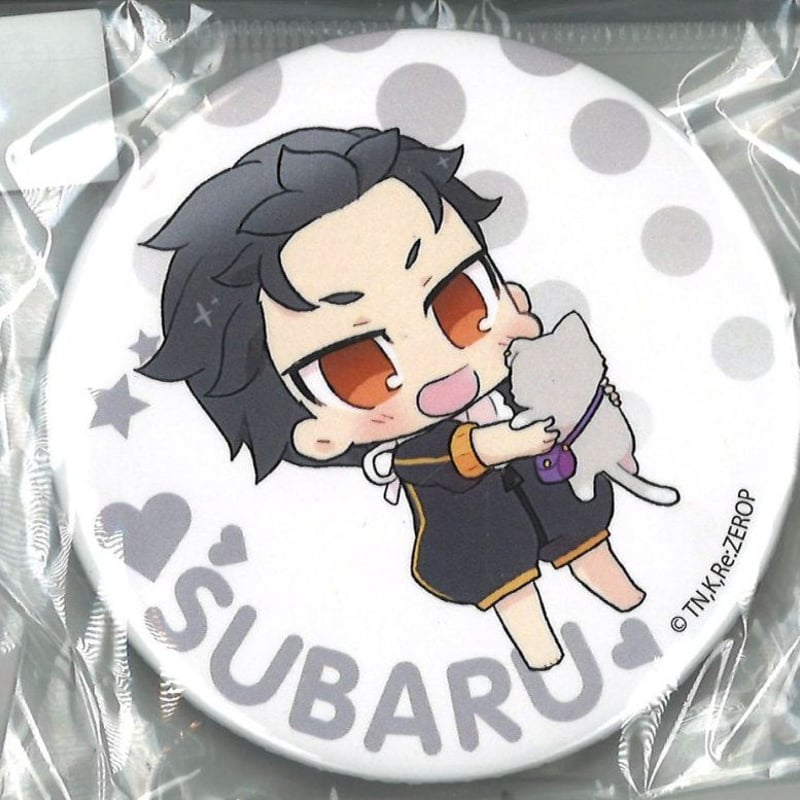 希少　Re:ゼロから始める異世界生活　リゼロ　七夕　缶バッジ　ナツキスバル 希少 Re:ゼロから始める異世界生活 リゼロ 七夕 缶バッジ ナツキスバル