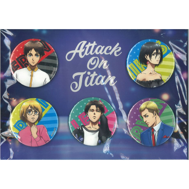 進撃の巨人　缶バッジ　ポニーキャニオン 進撃の巨人 缶バッジセット （ポニーキャニオン） | K-BOOKS 秋葉原