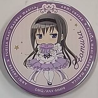 魔法少女まどか☆マギカ　新編　叛逆の物語　まどマギ　青海珈琲　缶バッジ　まどか 劇場版 魔法少女まどか☆マギカ [新編]叛逆の物語 × 青海珈琲