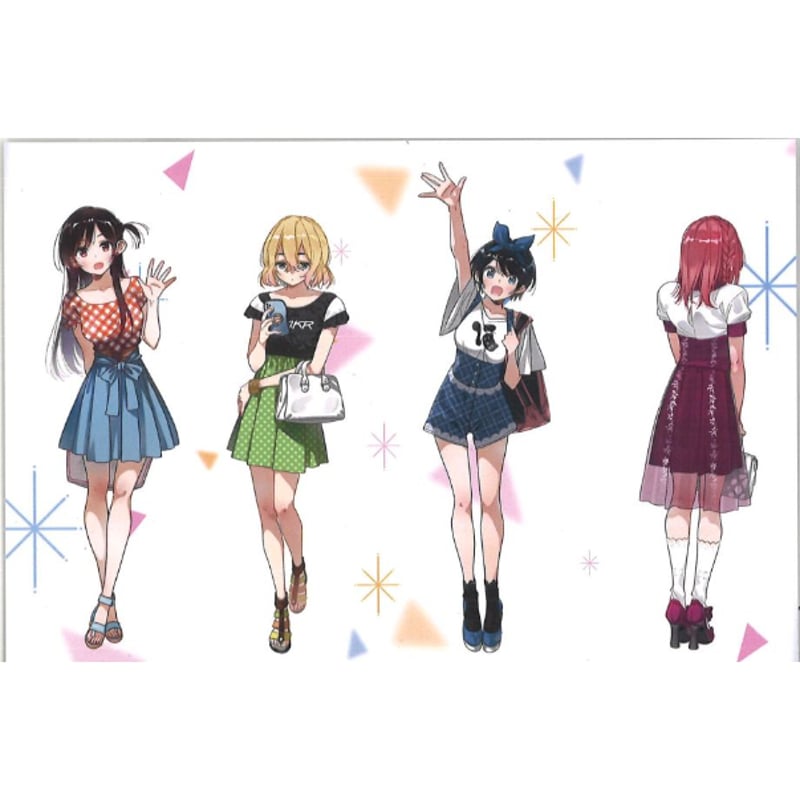 彼女、お借りします　ポストカード付き 彼女、お借りします』ポストカードセット（5枚1セット） - pixiv