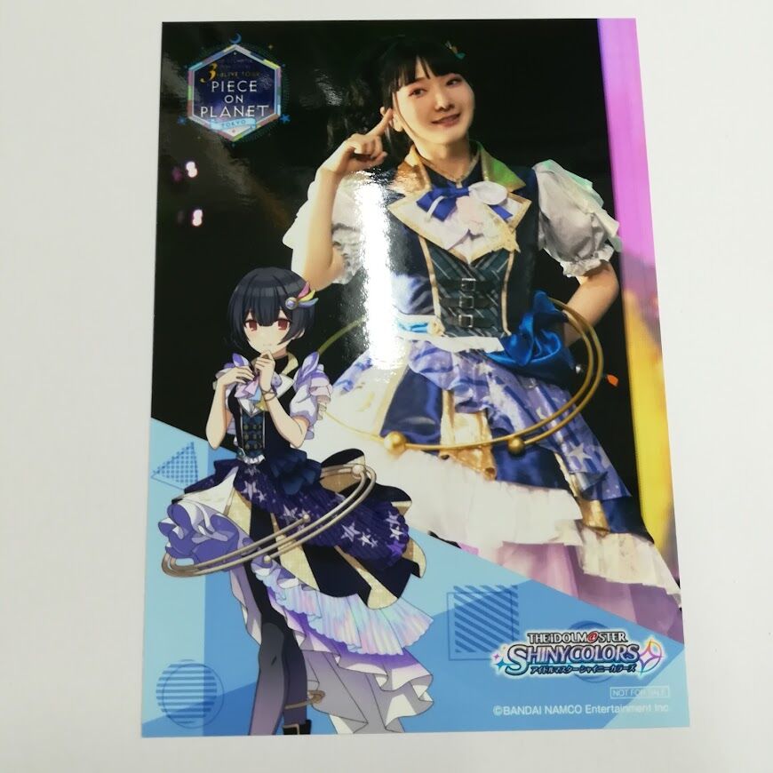 丸岡和佳奈　ブロマイド　サイン　朗読劇 シャイニーカラーズ 丸岡和佳奈(杜野凛世役) L判ブロマイド 3rdLIVE