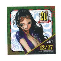 ONE PIECE 麦わらストア 連載20周年記念 2017年 365日ステッカー ONE PIECE 麦わらストア 連載20周年記念 2017年 365日ステッカー