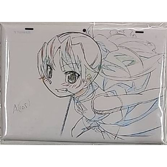 ➕魔法少女まどか☆マギカ➕　佐倉杏子　腕上げ　缶バッジ 魔法少女まどか☆マギカ ウェットカラーシリーズ 缶バッジ