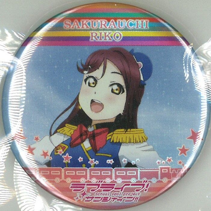 ラブライブ サンシャインAqours 桜内梨子未ホラ星型缶バッジ