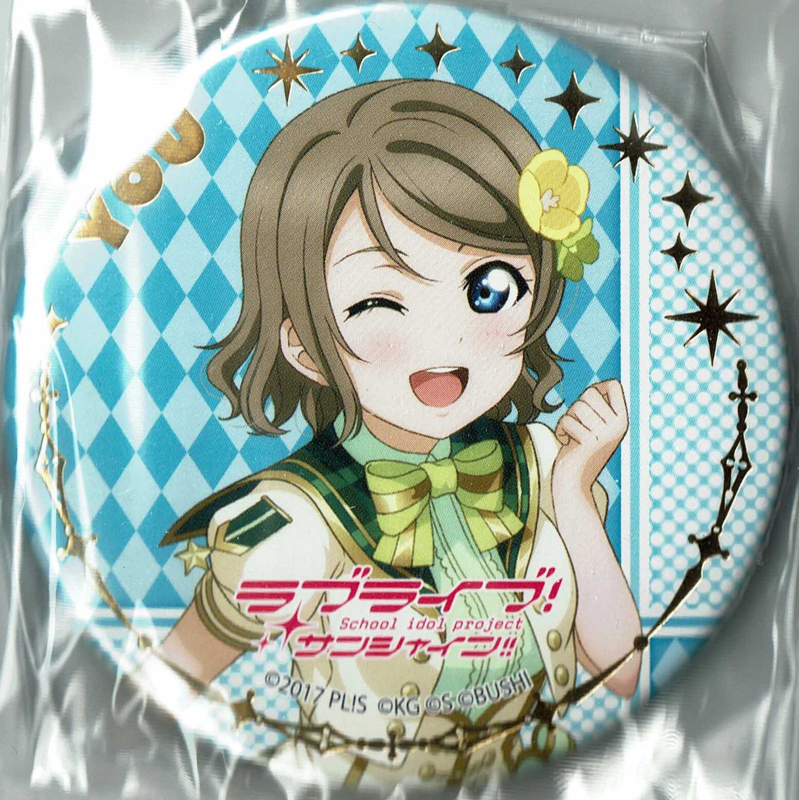 ラブライブ！サンシャイン!!　5周年展示会　丸形缶バッジ　vol.2　渡辺 曜 original