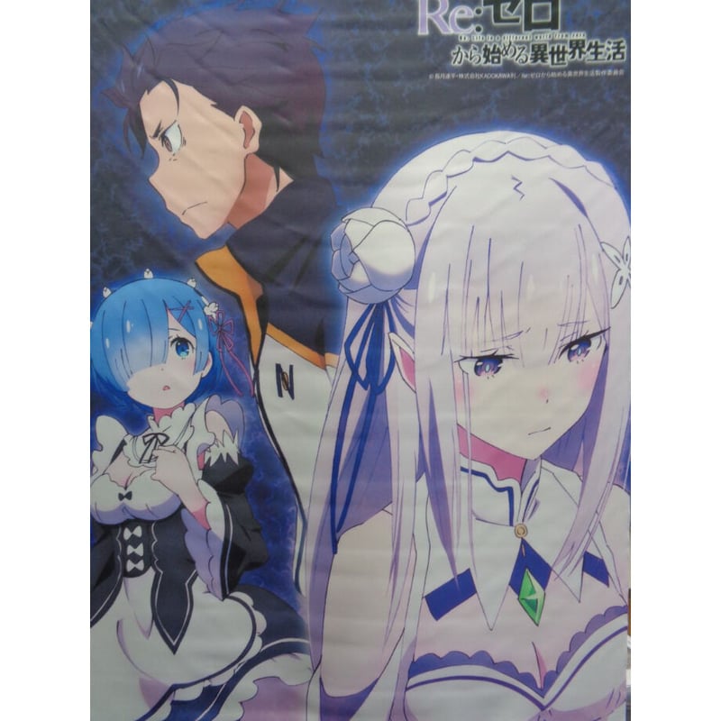Re:ゼロから始める異世界生活　リゼロ　B2タペストリー　アニメイト TVアニメ『Re:ゼロから始める異世界生活』の新商品が登場！｜驚