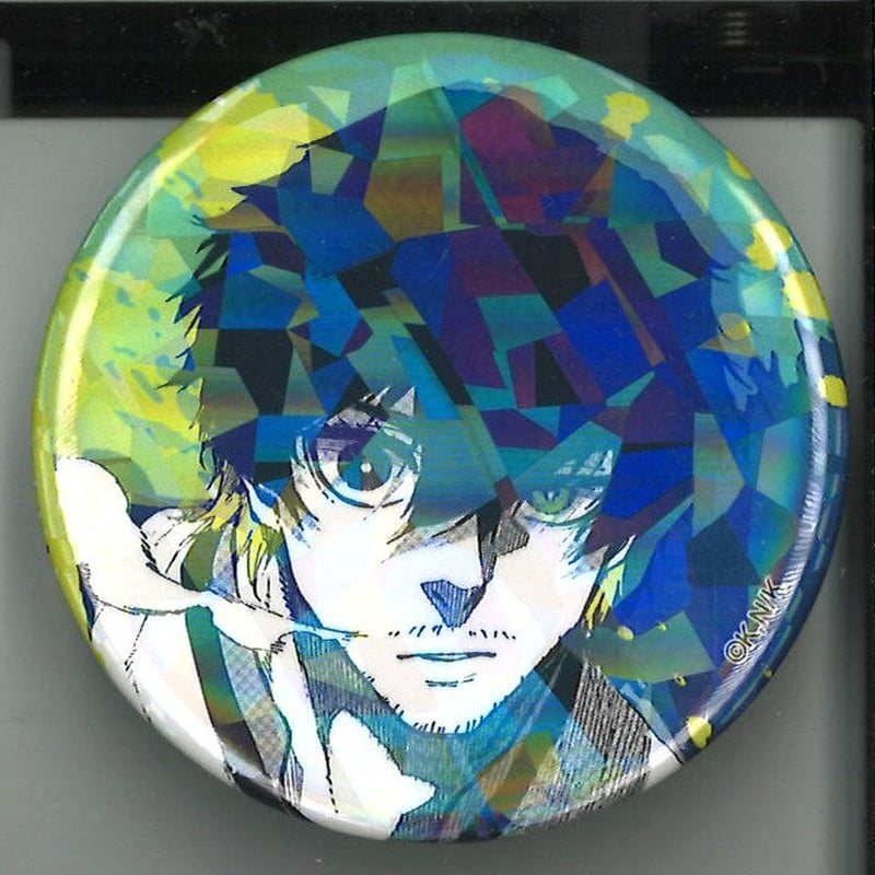 ブルーロック プリンセスカフェ スクエア缶バッジ オリヴァ・愛空