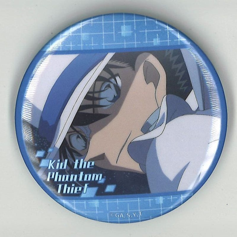 名探偵コナンカフェ 上海限定 缶バッジ 怪盗キッド（振り返り・アップ
