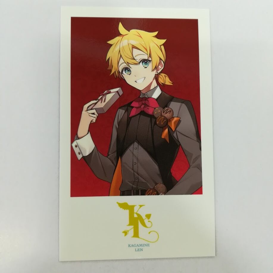 初音ミク Valentine party 2022 チェキ風カード 鏡音レン