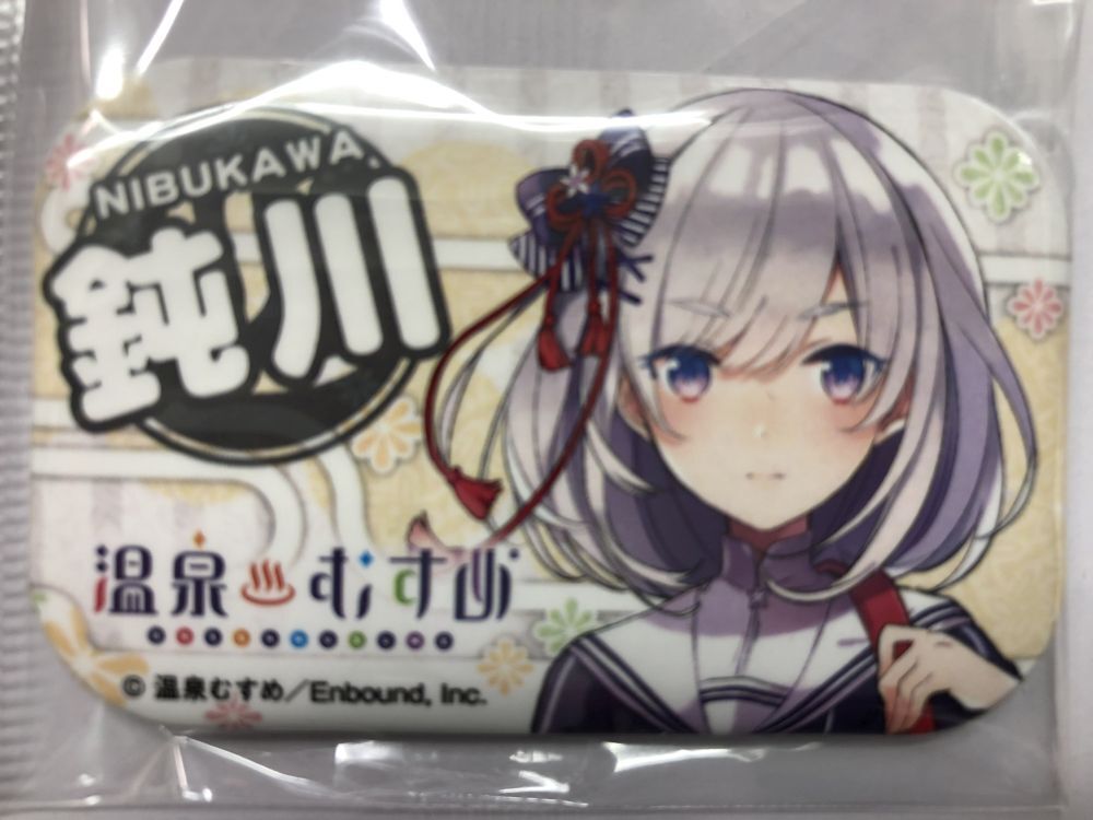 ダブりなし 温泉むすめ 角缶バッジセット