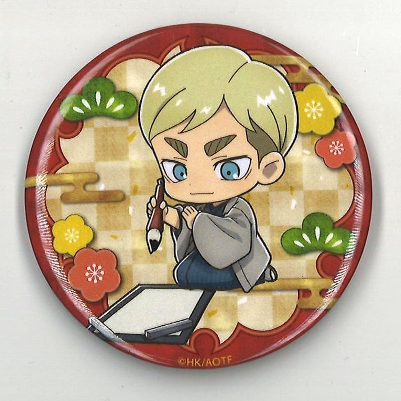 進撃の巨人 プリンセスカフェコラボ 進撃の巨人 缶バッジ（正月