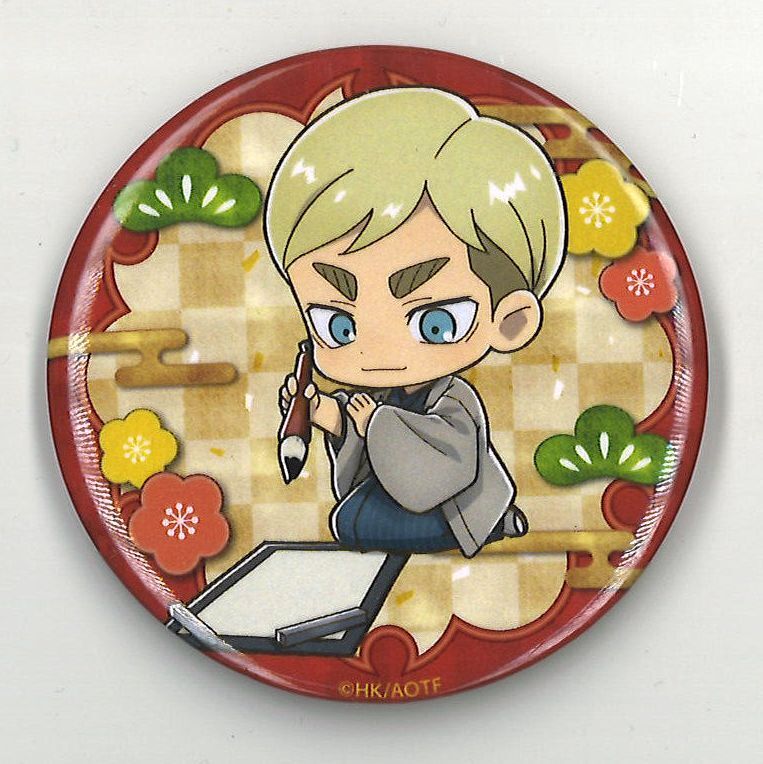 進撃の巨人 プリンセスカフェコラボ 進撃の巨人 缶バッジ（正月