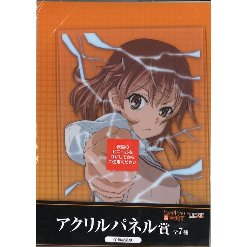 ひこくじ とある科学の超電磁砲T アクリルパネル 御坂美琴 | K-BOOKS