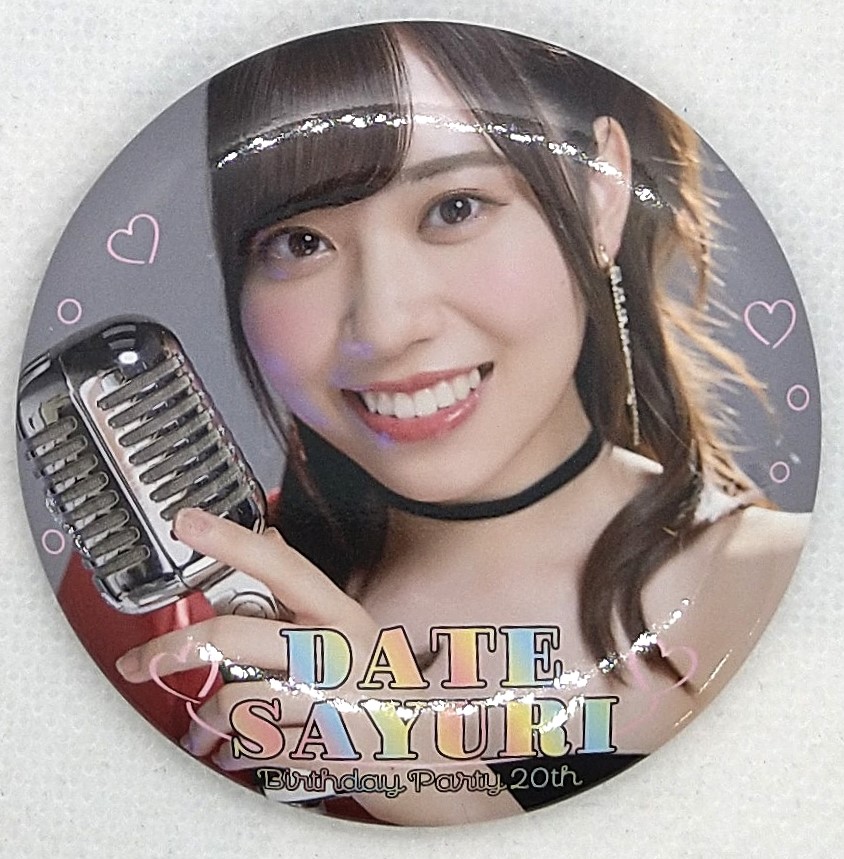 女性声優グッズ 伊達さゆり20th記念GOODS ランダム缶バッチ～なにが