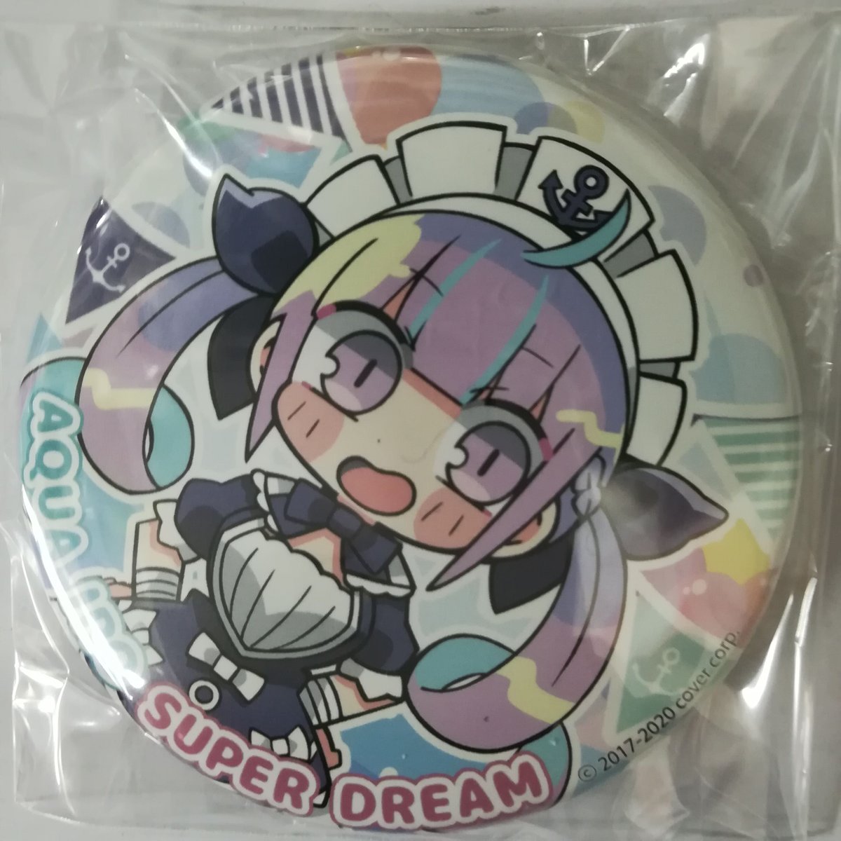 ホロライブ EXPO エキスポ2024 缶バッジ湊あくあ あくありうむ 会場配布