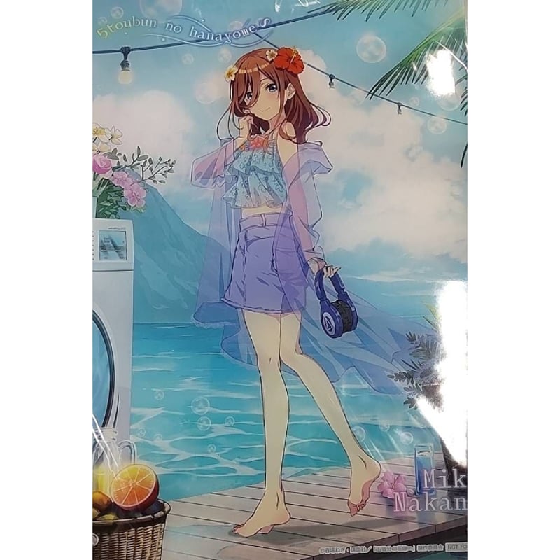 五等分の花嫁∽ A4アクリルプレート <うたたね、SUMMER DREAM 三玖