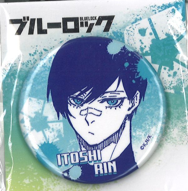 ブルーロック 缶バッジ （クラックス CR103495） 糸師凛 | K-BOOKS 秋葉原