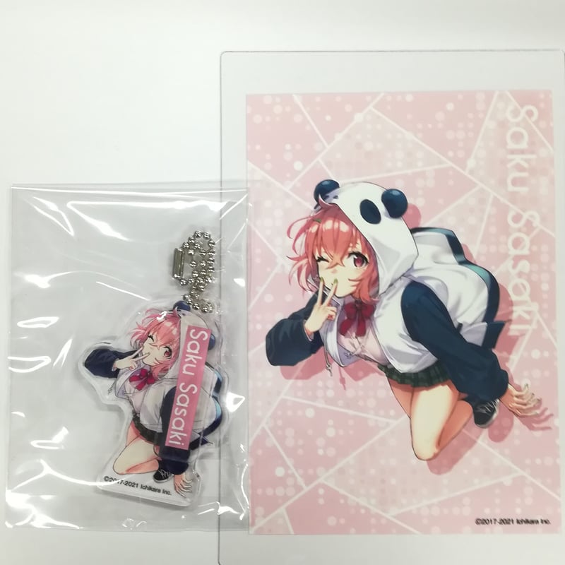 1点 笹木咲 でかアクリルキーホルダー にじさんじ くま にじさんじ 笹木咲 アクリルキーホルダー&ブロマイドセット にじ