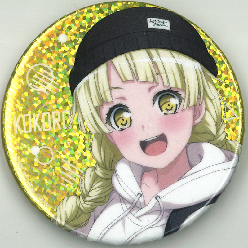 バンドリ弦巻こころwego 缶バッジ