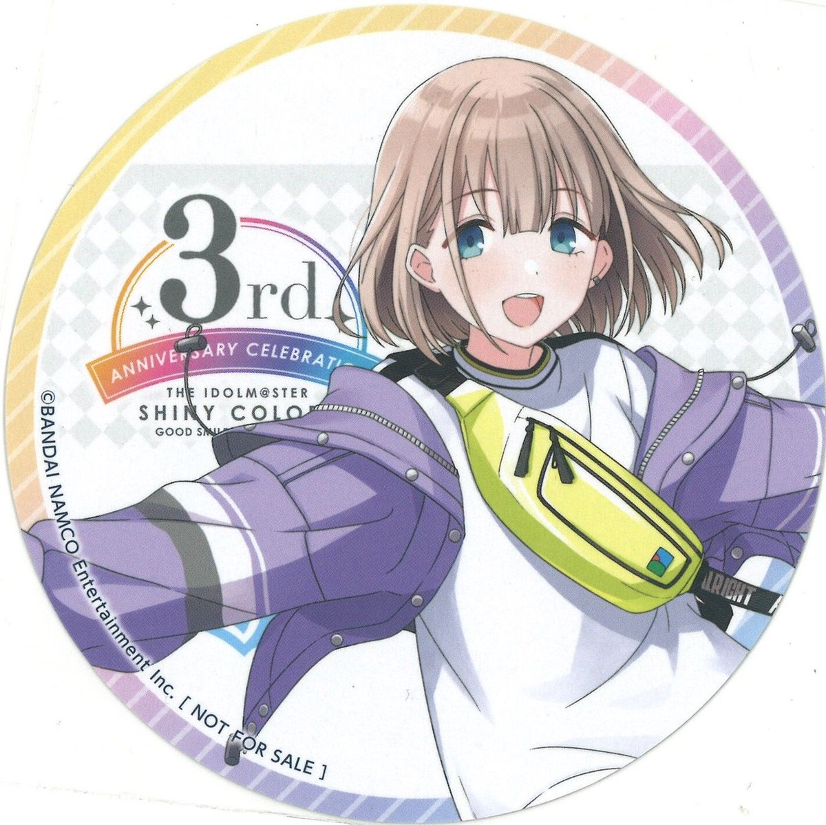 シャニマス 芹沢あさひ 缶バッジ コースター アイドルマスター シャイニーカラーズ コースター 芹沢あさひ