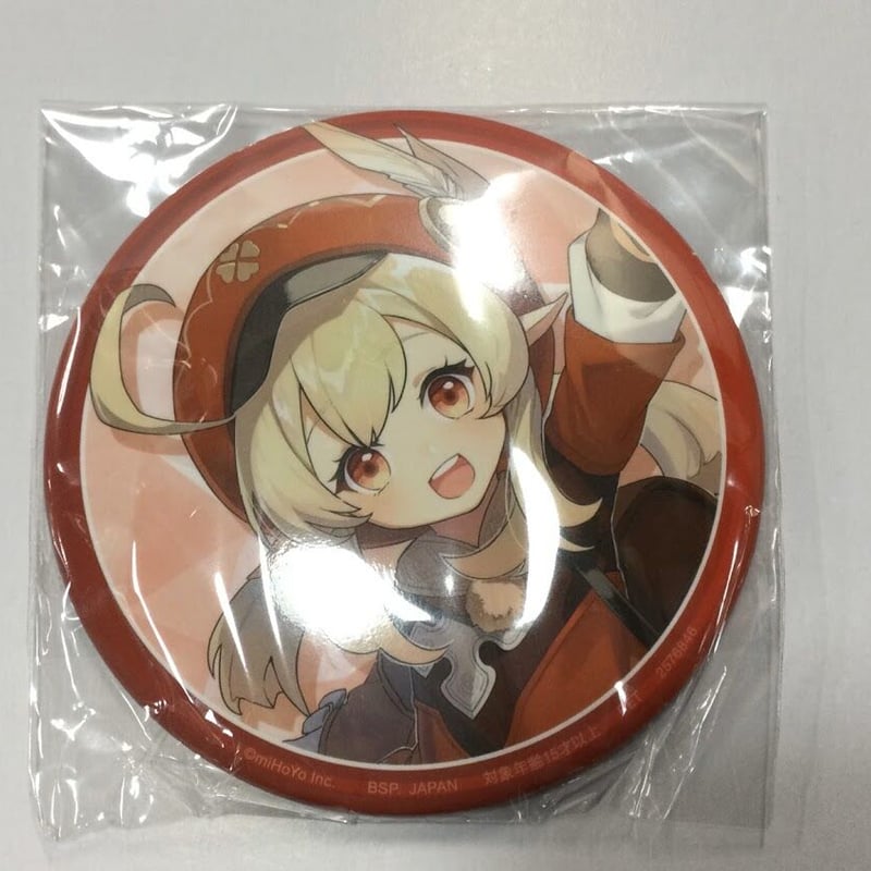 原神 セガ、ナムコ限定缶バッジ クレー