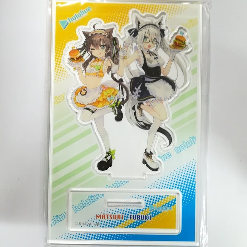公式 ホロライブ 白上フブキ&夏色まつり アクリルスタンド MOLLY 机上用品・文具収納